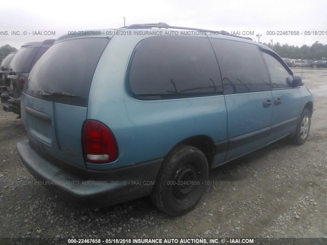 1P4GP44G0WB611695 - 1998 PLYMOUTH GRAND VOYAGER SE/EXPRESSO BLUE photo 4