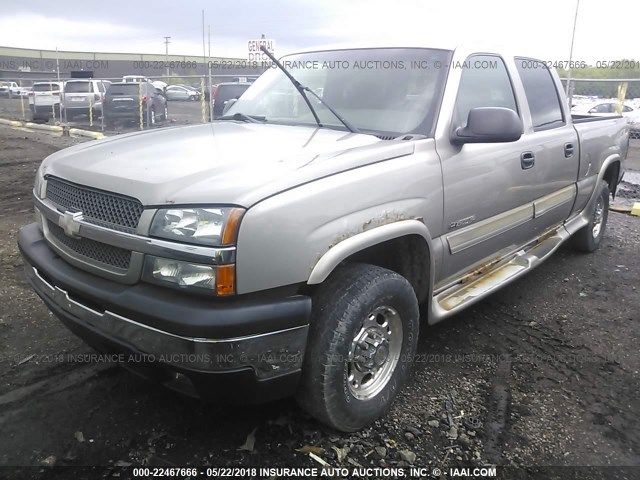 1GCGC13U43F236596 - 2003 CHEVROLET SILVERADO C1500 HEAVY DUTY GRAY photo 2