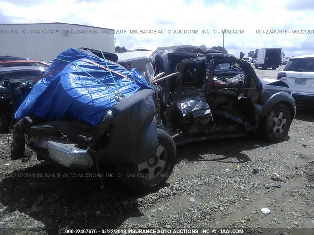 1N6AD07U96C427148 - 2006 NISSAN FRONTIER CREW CAB LE/SE/OFF ROAD GRAY photo 4