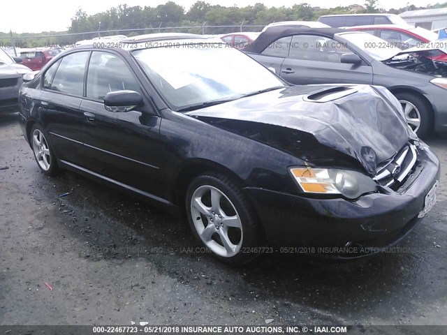 4S3BL676056209840 - 2005 SUBARU LEGACY GT LIMITED BLACK photo 1