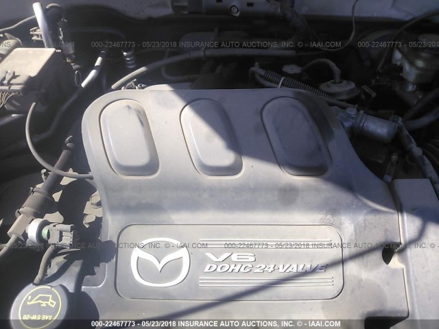 4F2YU08172KM57531 - 2002 MAZDA TRIBUTE LX/ES თაფლისფერი ფოტო 10