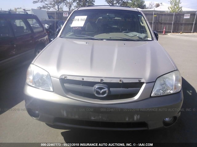 4F2YU08172KM57531 - 2002 MAZDA TRIBUTE LX/ES თაფლისფერი ფოტო 6