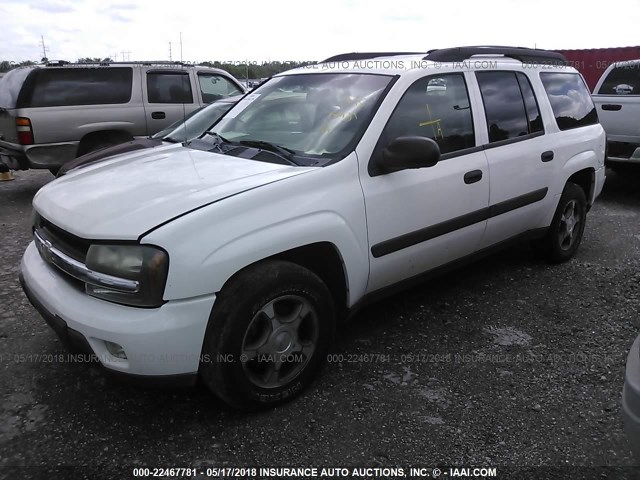 1GNET16S656146250 - 2005 CHEVROLET TRAILBLAZER EXT LS/EXT LT WHITE photo 2