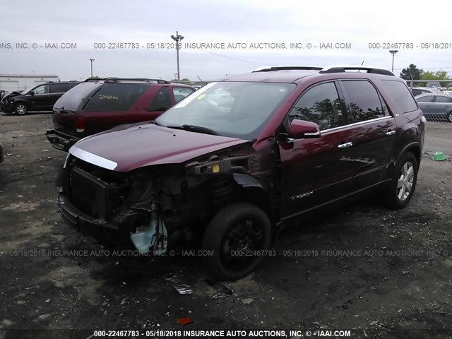 1GKEV23728J112384 - 2008 GMC ACADIA SLT-1 Kastanienbraun Foto 2