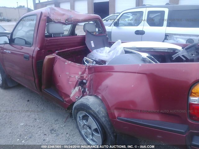 5TENL42N32Z082547 - 2002 TOYOTA TACOMA RED photo 6
