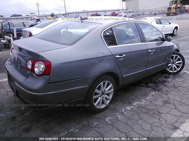 WVWAU73C76E107212 - 2006 VOLKSWAGEN PASSAT GRAY photo 4