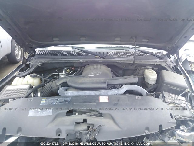 1GNEC16T63J200598 - 2003 CHEVROLET SUBURBAN C1500 GRAY photo 10