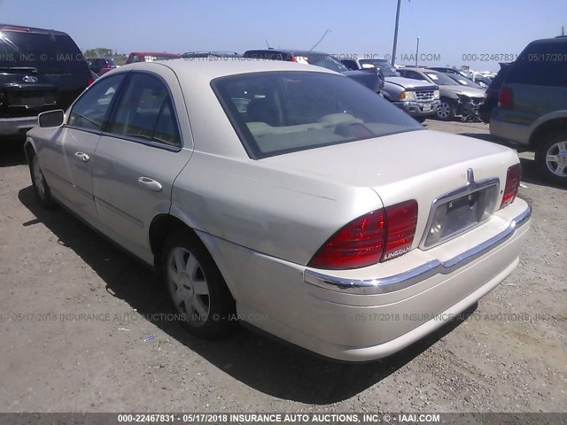 1LNHM87A52Y660118 - 2002 LINCOLN LS TAN photo 3