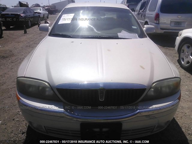 1LNHM87A52Y660118 - 2002 LINCOLN LS TAN photo 6