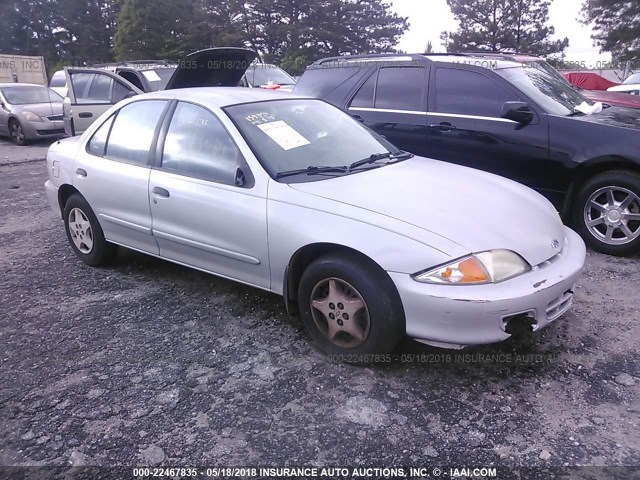 1G1JC524X27159359 - 2002 CHEVROLET CAVALIER CNG SILVER photo 1