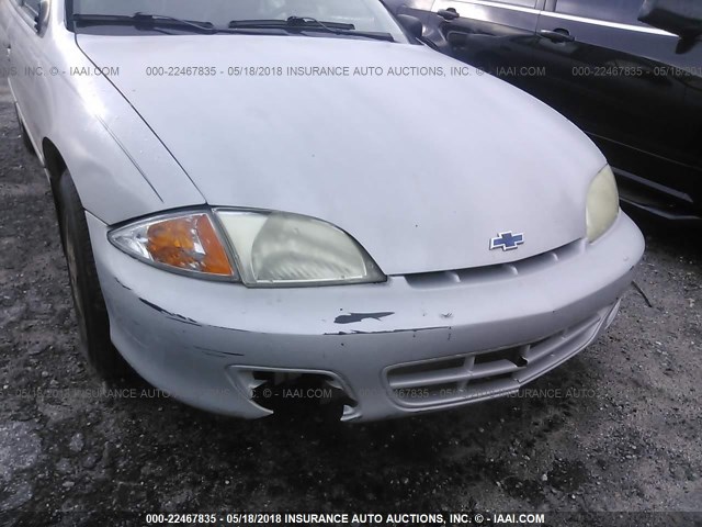 1G1JC524X27159359 - 2002 CHEVROLET CAVALIER CNG SILVER photo 6