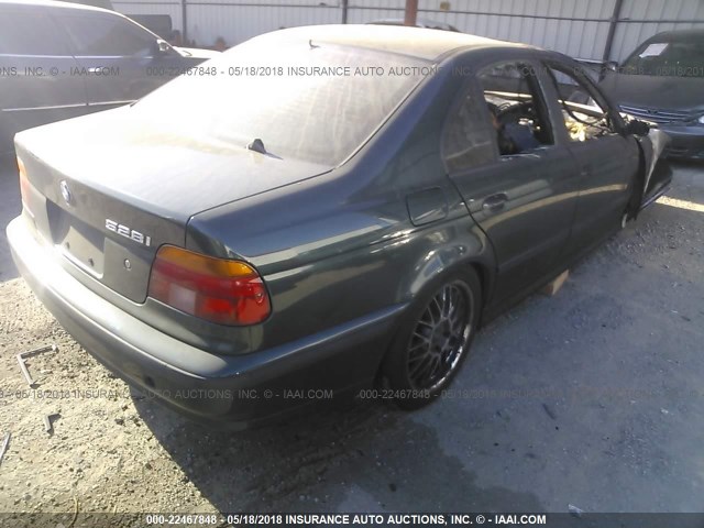 WBADM6345YGU14060 - 2000 BMW 528 I AUTOMATIC GREEN photo 4