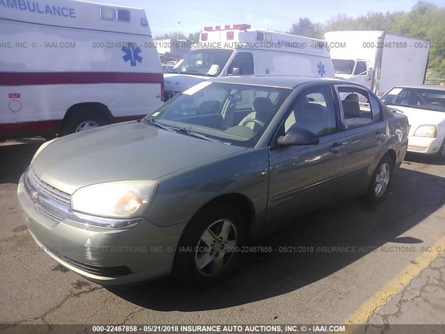 1G1ZT52865F316076 - 2005 CHEVROLET MALIBU LS 绿色 照片 2
