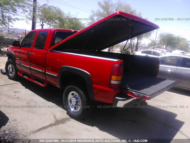 1GCHC29U31E319750 - 2001 CHEVROLET SILVERADO C2500 HEAVY DUTY RED photo 3