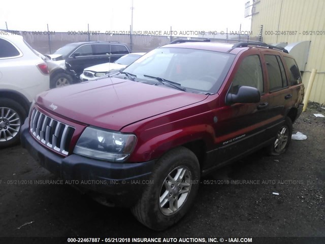 1J4GW48S04C429924 - 2004 JEEP GRAND CHEROKEE LAREDO/COLUMBIA/FREEDOM 红色 照片 2