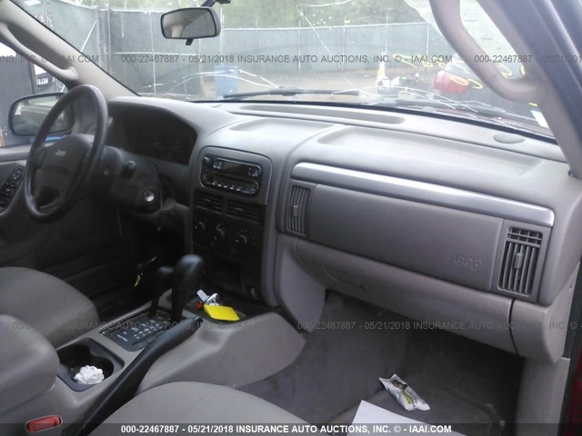 1J4GW48S04C429924 - 2004 JEEP GRAND CHEROKEE LAREDO/COLUMBIA/FREEDOM 红色 照片 5