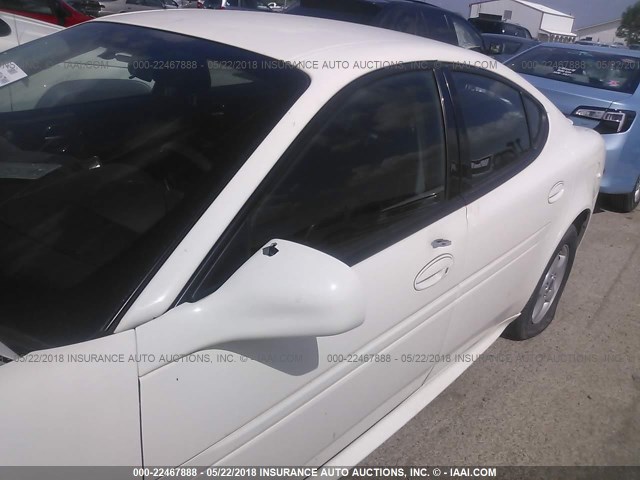 2G2WP552261264674 - 2006 PONTIAC GRAND PRIX WHITE photo 6