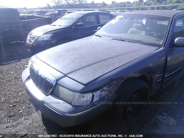 2MEFM74W9WX653280 - 1998 MERCURY GRAND MARQUIS GS GRAY photo 6