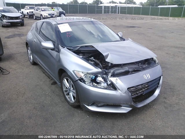 JHMZF1C63BS010183 - 2011 HONDA CR-Z EX SILVER photo 1