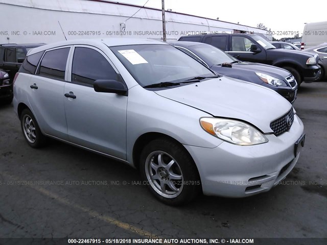 2T1KR32EX4C209007 - 2004 TOYOTA COROLLA MATRIX XR SILVER photo 1