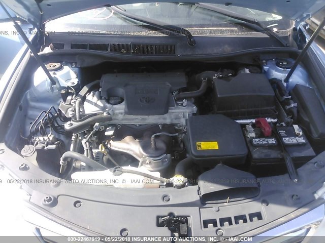 4T4BF1FK8DR328546 - 2013 TOYOTA CAMRY L/SE/LE/XLE 浅蓝色 照片 10