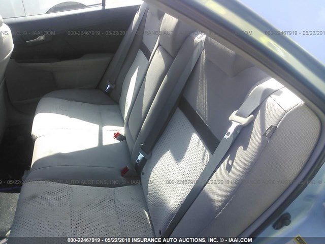 4T4BF1FK8DR328546 - 2013 TOYOTA CAMRY L/SE/LE/XLE 浅蓝色 照片 8
