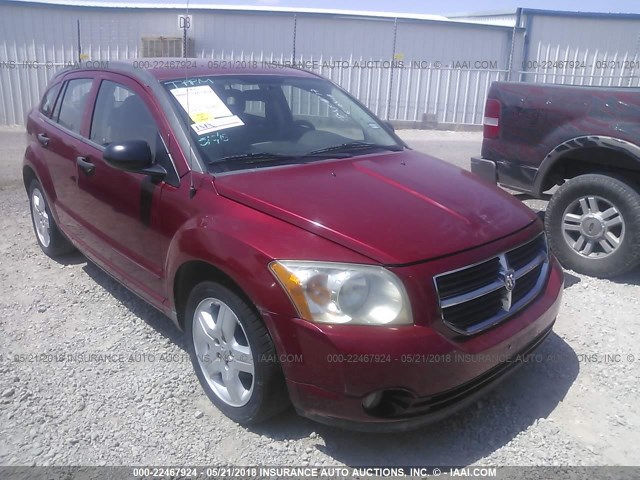 1B3HB48B18D790019 - 2008 DODGE CALIBER SXT RED photo 1