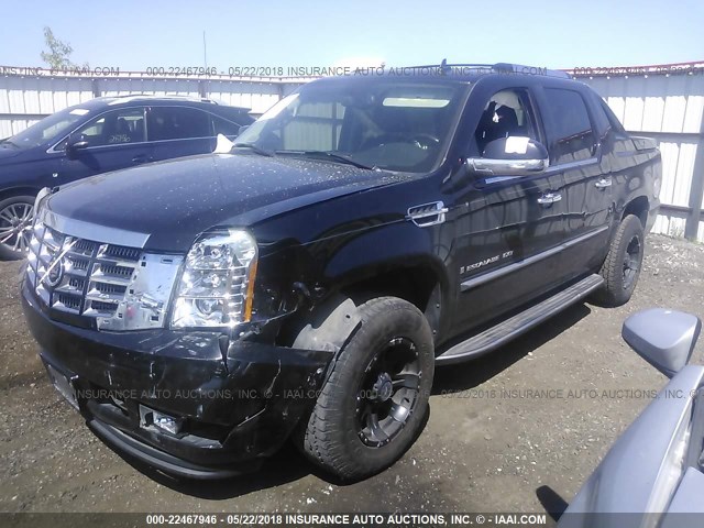 3GYFK62857G280170 - 2007 CADILLAC ESCALADE EXT BLACK photo 2