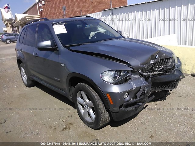 5UXFF03569LJ97962 - 2009 BMW X5 XDRIVE35D SILVER photo 1