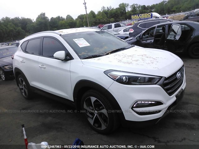 KM8J3CA27GU106022 - 2016 HYUNDAI TUCSON LIMITED/SPORT AND ECO/SE WHITE photo 1