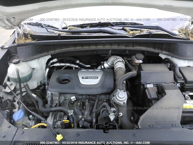 KM8J3CA27GU106022 - 2016 HYUNDAI TUCSON LIMITED/SPORT AND ECO/SE WHITE photo 10