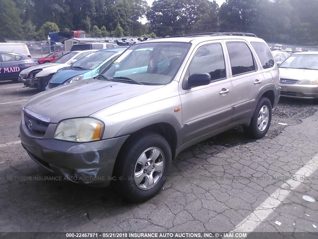 4F2CU09102KM28736 - 2002 MAZDA TRIBUTE LX/ES 金色 照片 2