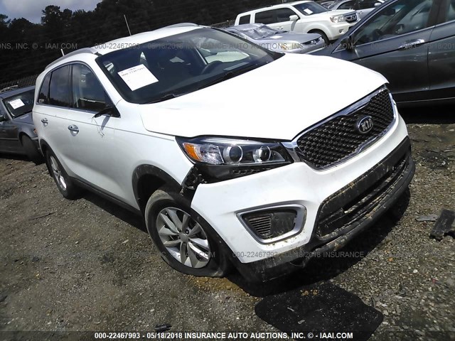 5XYPG4A39GG181520 - 2016 KIA SORENTO LX/L WHITE photo 1