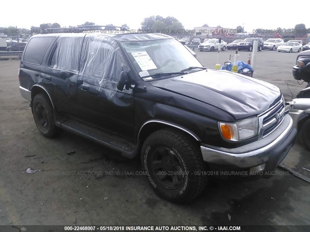 JT3HN86RXY0289607 - 2000 TOYOTA 4RUNNER SR5 BLACK photo 1