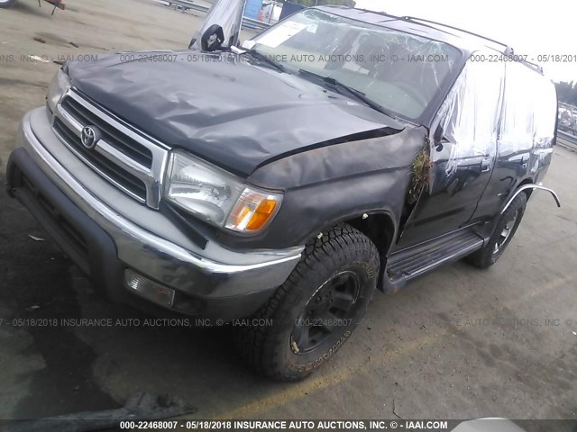 JT3HN86RXY0289607 - 2000 TOYOTA 4RUNNER SR5 BLACK photo 2