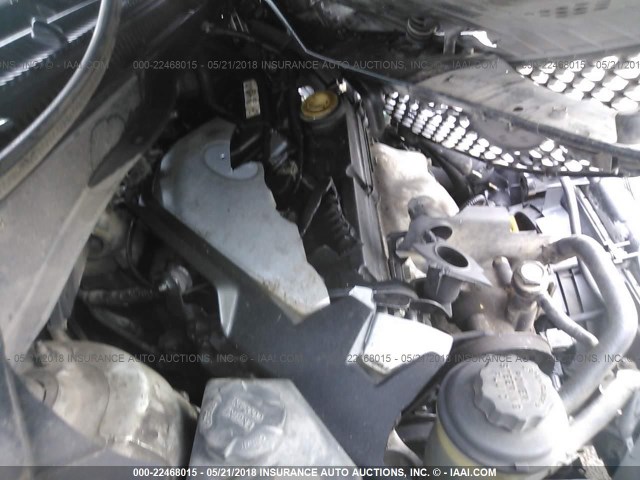 KNADE123266089752 - 2006 KIA RIO SILVER photo 10