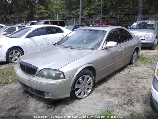 1LNHM87A34Y637536 - 2004 LINCOLN LS 金色 照片 2