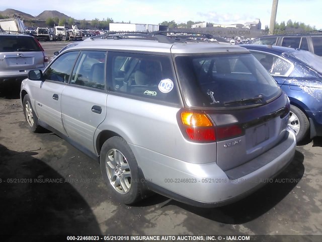 4S3BH675247641315 - 2004 SUBARU LEGACY OUTBACK AWP SILVER photo 3