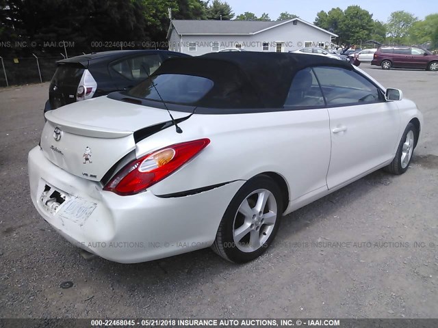 4T1FA38P94U036452 - 2004 TOYOTA CAMRY SOLARA SE/SLE თეთრი ფოტო 4
