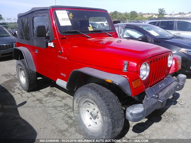 1J4FY29P5XP414868 - 1999 JEEP WRANGLER / TJ SE RED photo 1