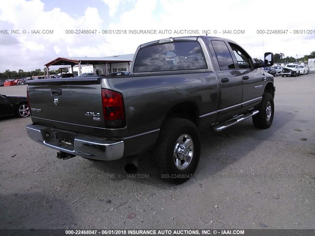 1D7KS28C16J164640 - 2006 DODGE RAM 2500 ST/SLT 灰色 照片 4