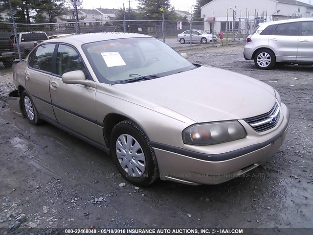 2G1WF52E649327473 - 2004 CHEVROLET IMPALA TAN photo 1