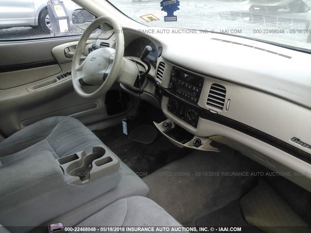 2G1WF52E649327473 - 2004 CHEVROLET IMPALA TAN photo 5