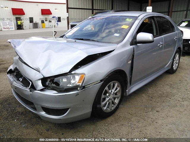 JA32X2HU9DU008036 - 2013 MITSUBISHI LANCER ES/ES SPORT GRAY photo 2