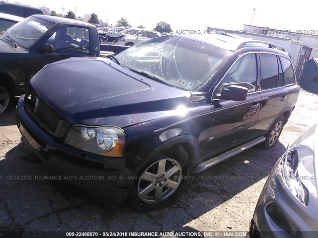 YV4CZ592561256395 - 2006 VOLVO XC90 Dark Blue photo 2