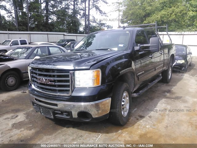 1GTHC53K79F104144 - 2009 GMC SIERRA C2500 SLE BLACK photo 2