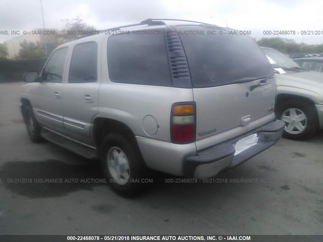 1GKEC13V34R229546 - 2004 GMC YUKON TAN photo 3