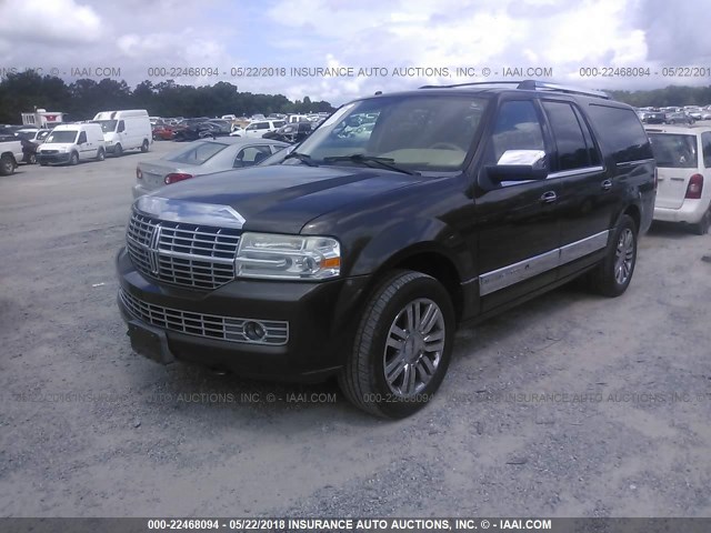 5LMFL27598LJ16301 - 2008 LINCOLN NAVIGATOR L BROWN photo 2