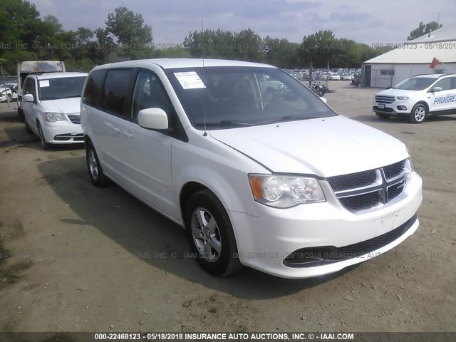 2D4RN3DG3BR627465 - 2011 DODGE GRAND CARAVAN MAINSTREET WHITE photo 1