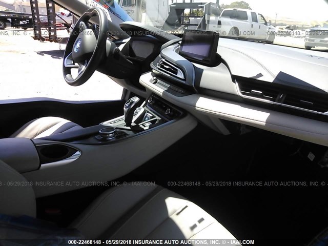 WBY2Z2C51GV674820 - 2016 BMW I8 BLUE photo 5